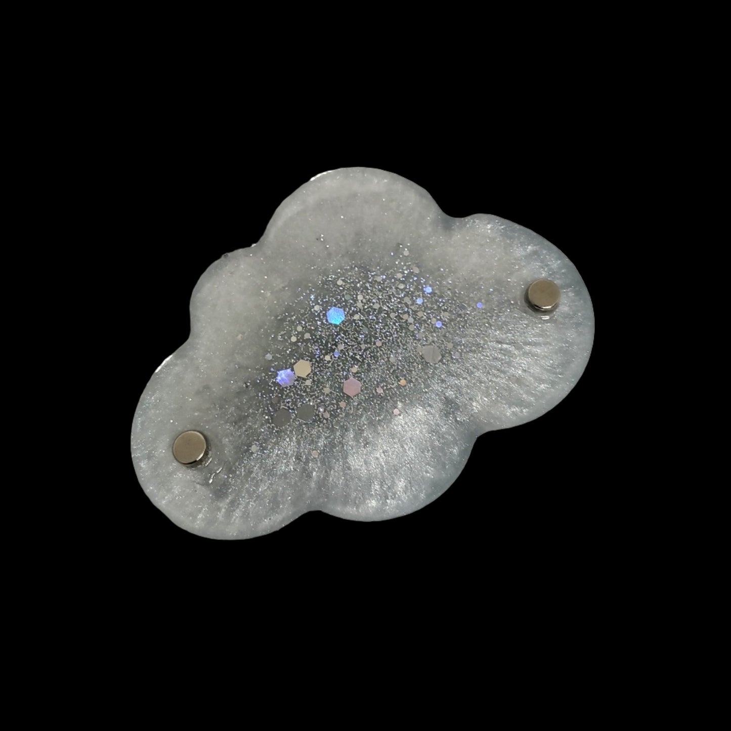 Cloud Resin Magnet Large Holographic Glitter Cloud