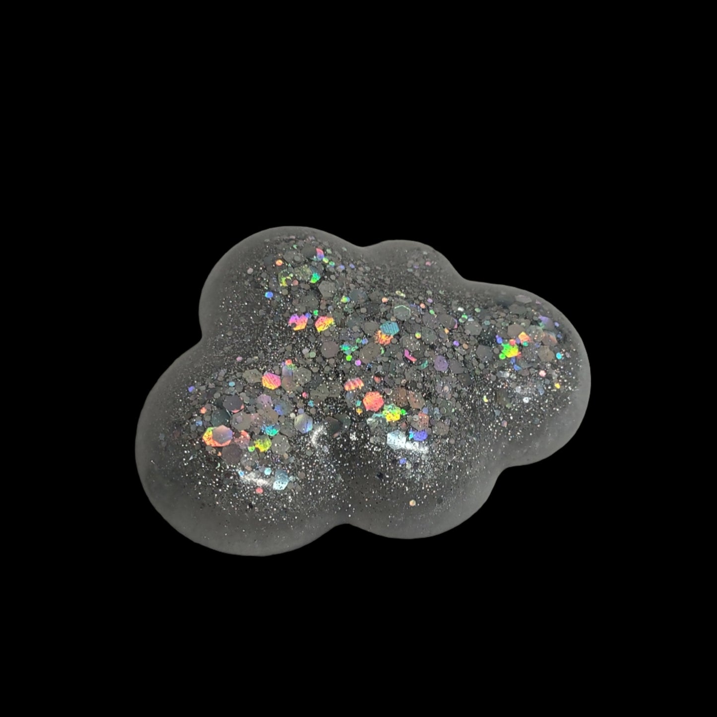 Cloud Resin Magnet Large Holographic Glitter Cloud