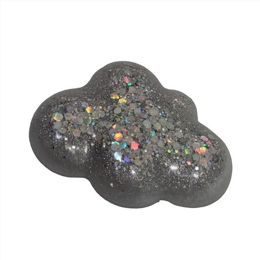 Cloud Resin Magnet Large Holographic Glitter Cloud