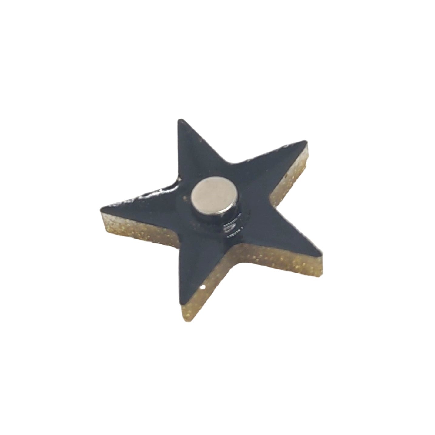 Star Magnet Gold Glitter Resin Magnet