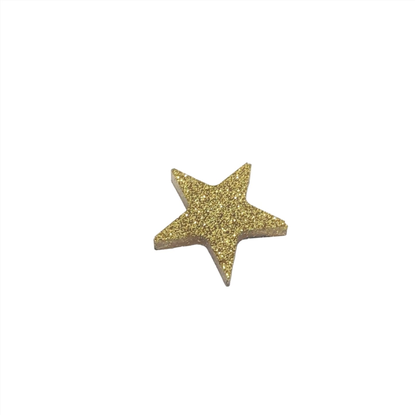 Star Magnet Gold Glitter Resin Magnet