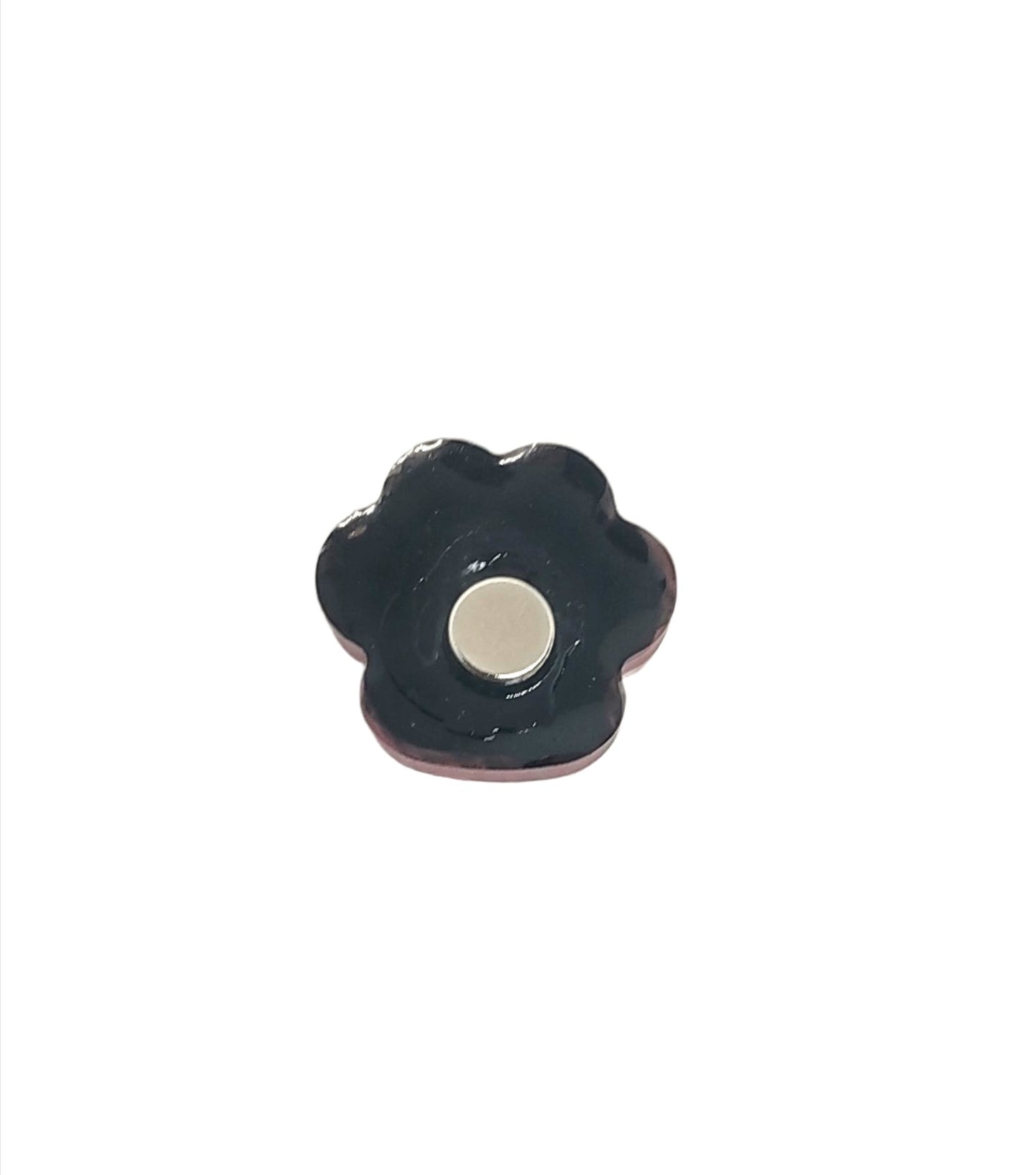 Paw Print Magnet Pink Rock Chips Resin Magnet