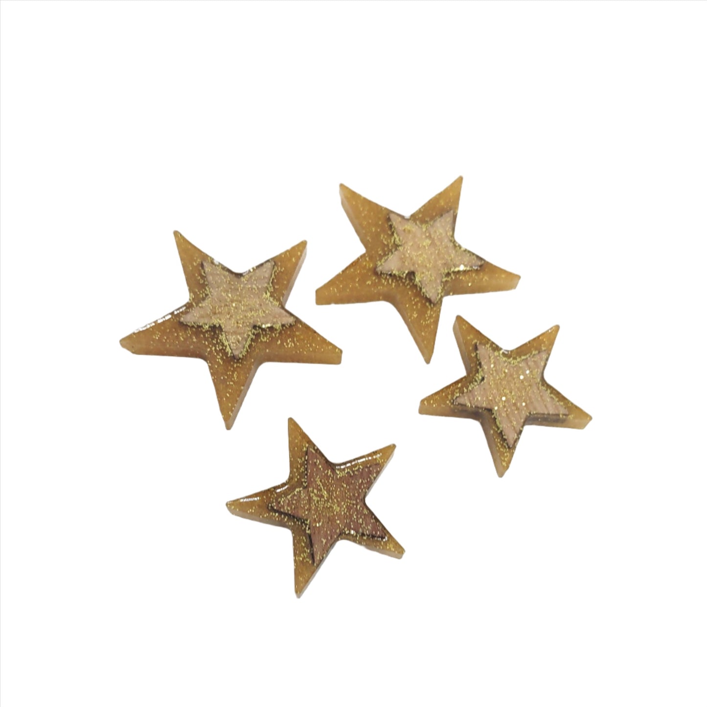 Star Magnet Set Resin Magnets Wood Stars