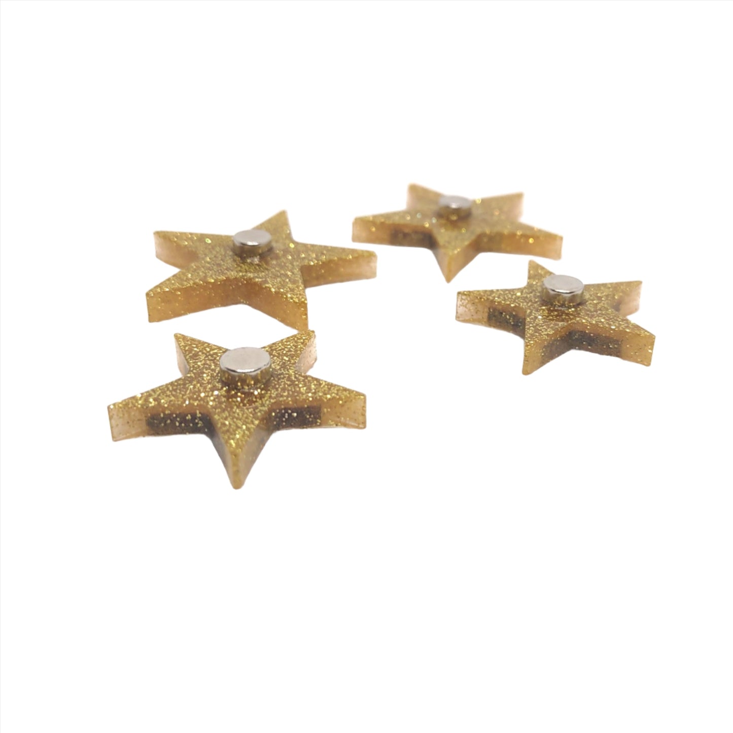 Star Magnet Set Resin Magnets Wood Stars