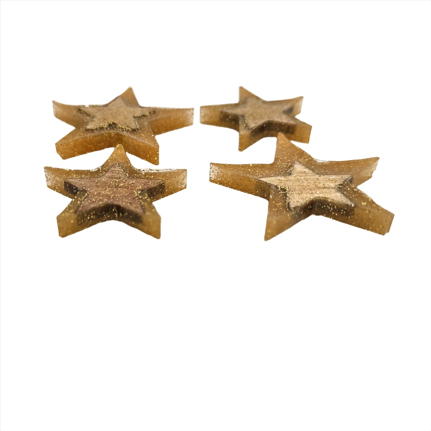 Star Magnet Set Resin Magnets Wood Stars