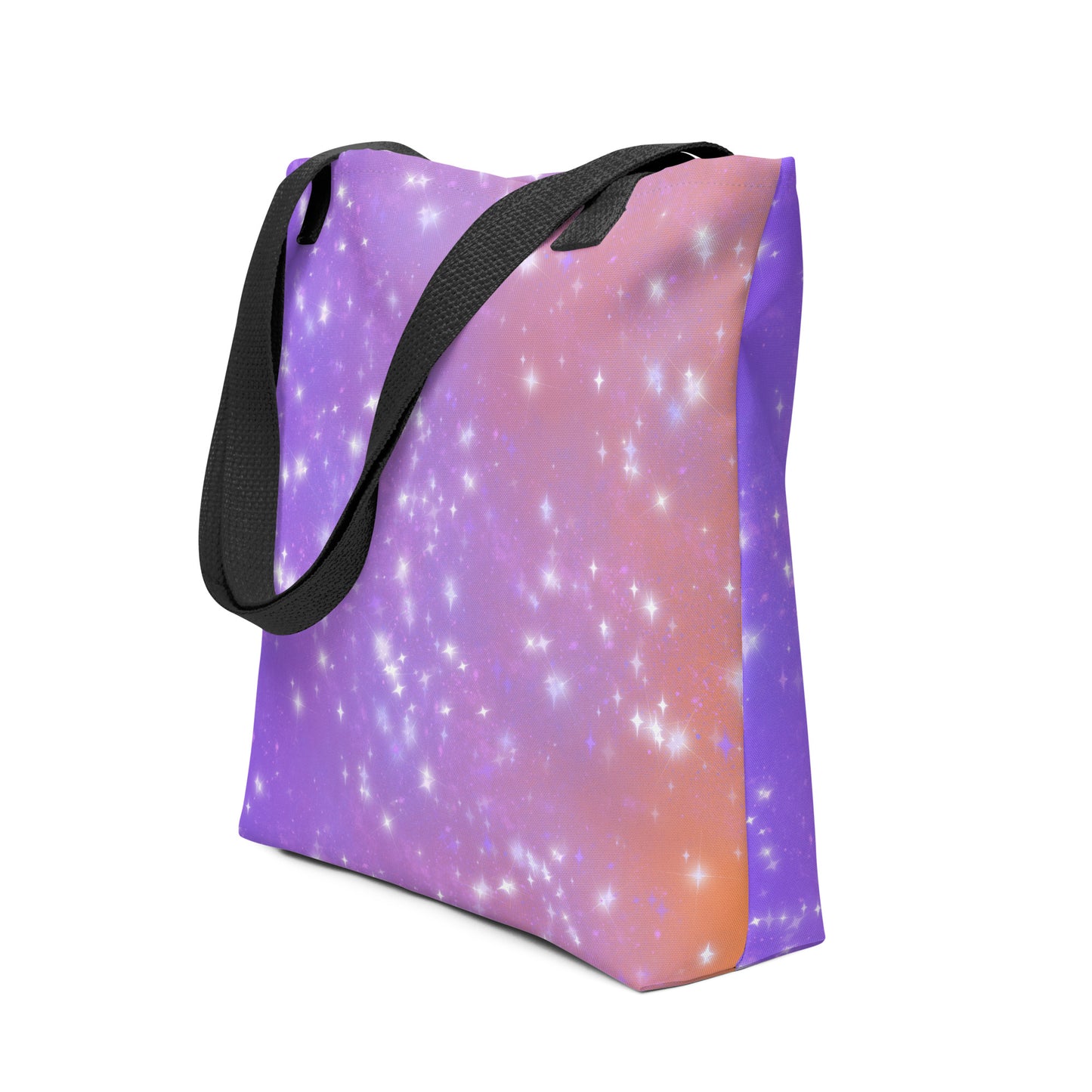 Quest Purple Galaxy Purple Orange Tote Bag