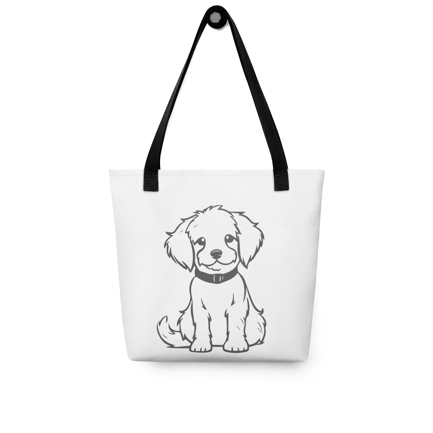 Puppy Sketch Tote Bag