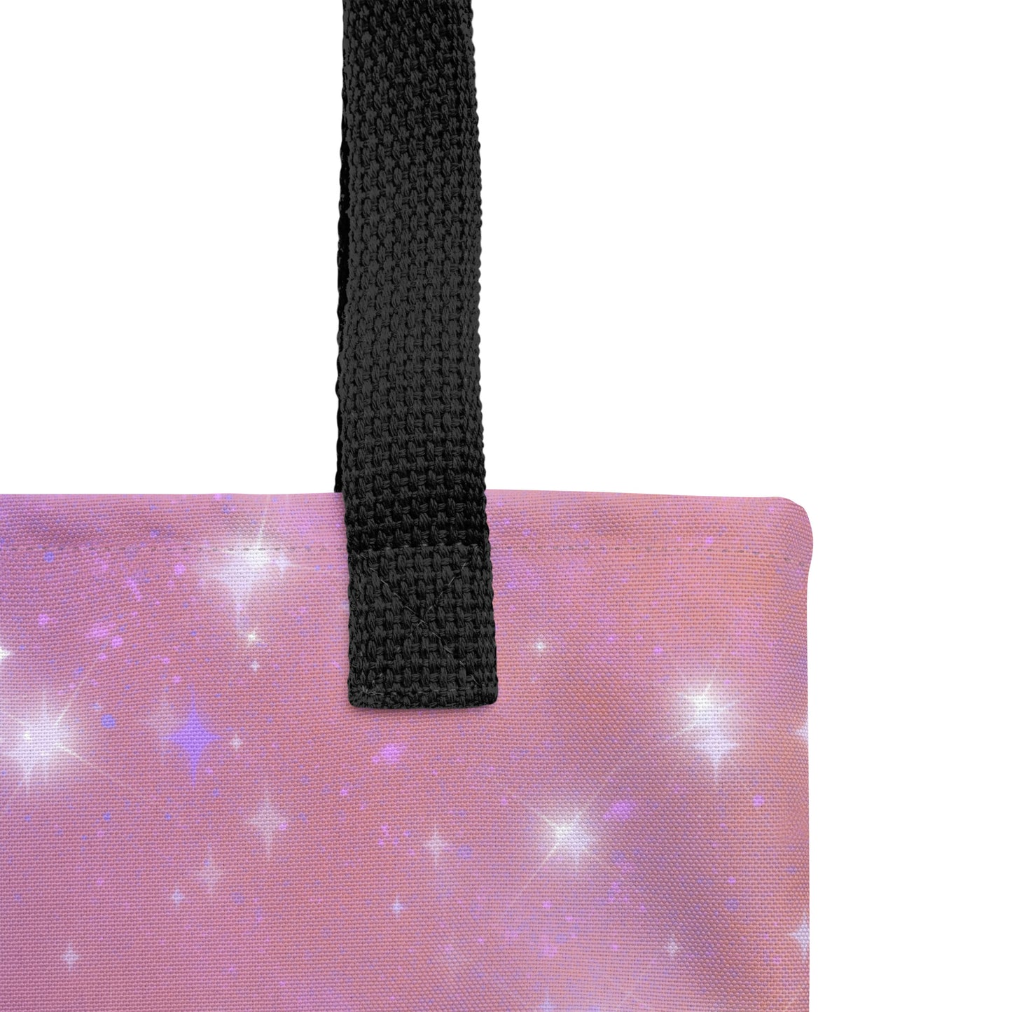 Quest Purple Galaxy Purple Orange Tote Bag