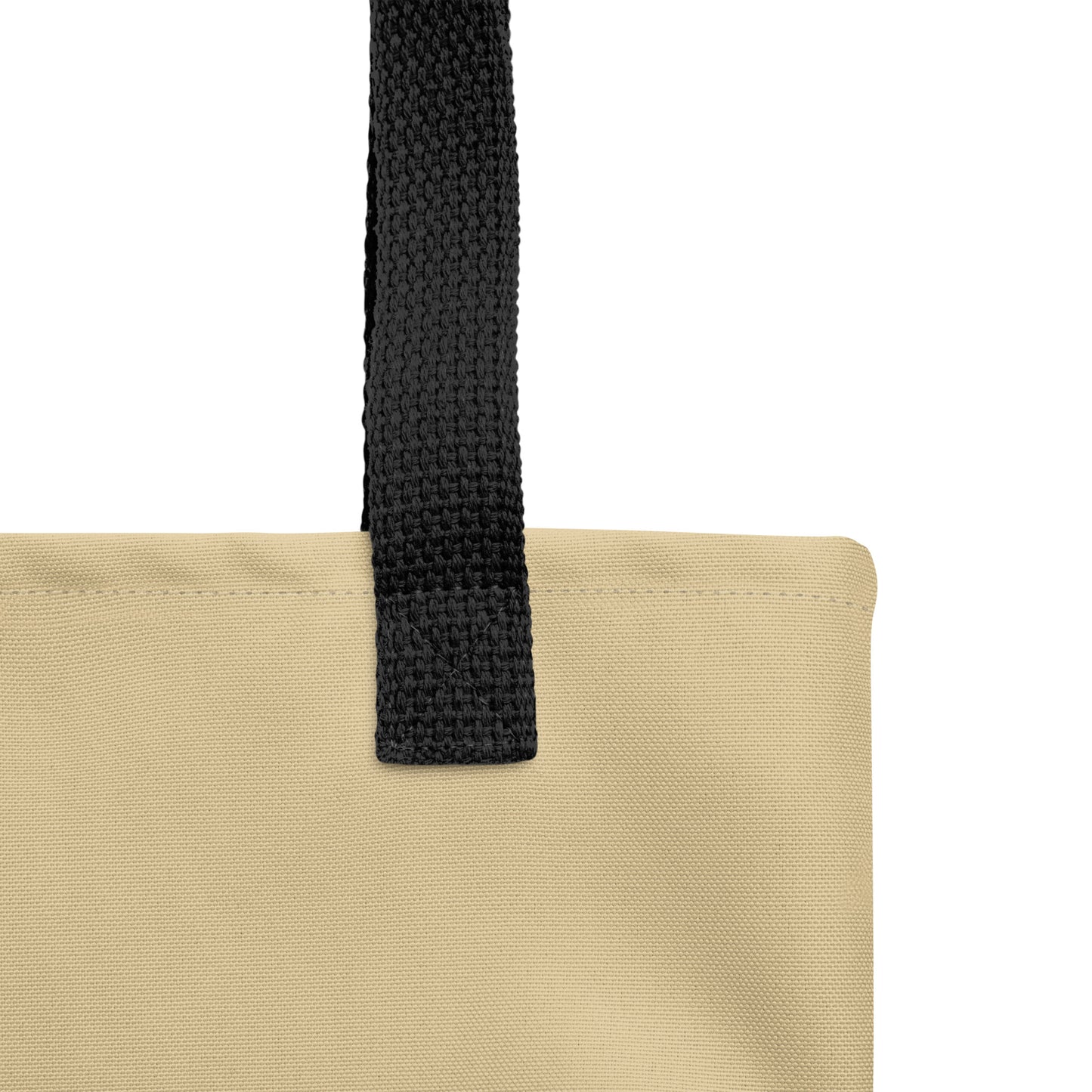 Autumn Mushrooms Tote Bag with Black Handle