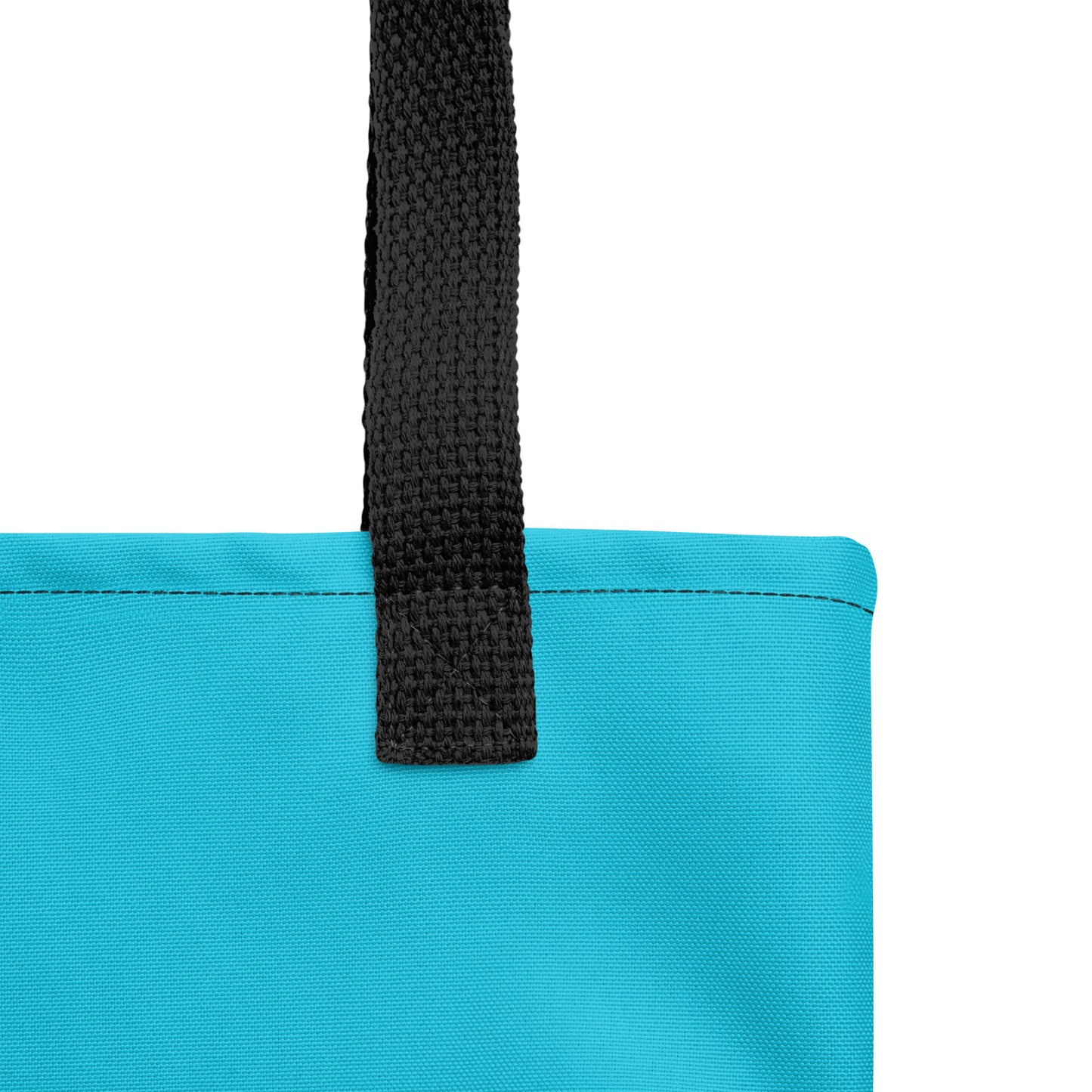 Flower Filigree Blue Tote Bag