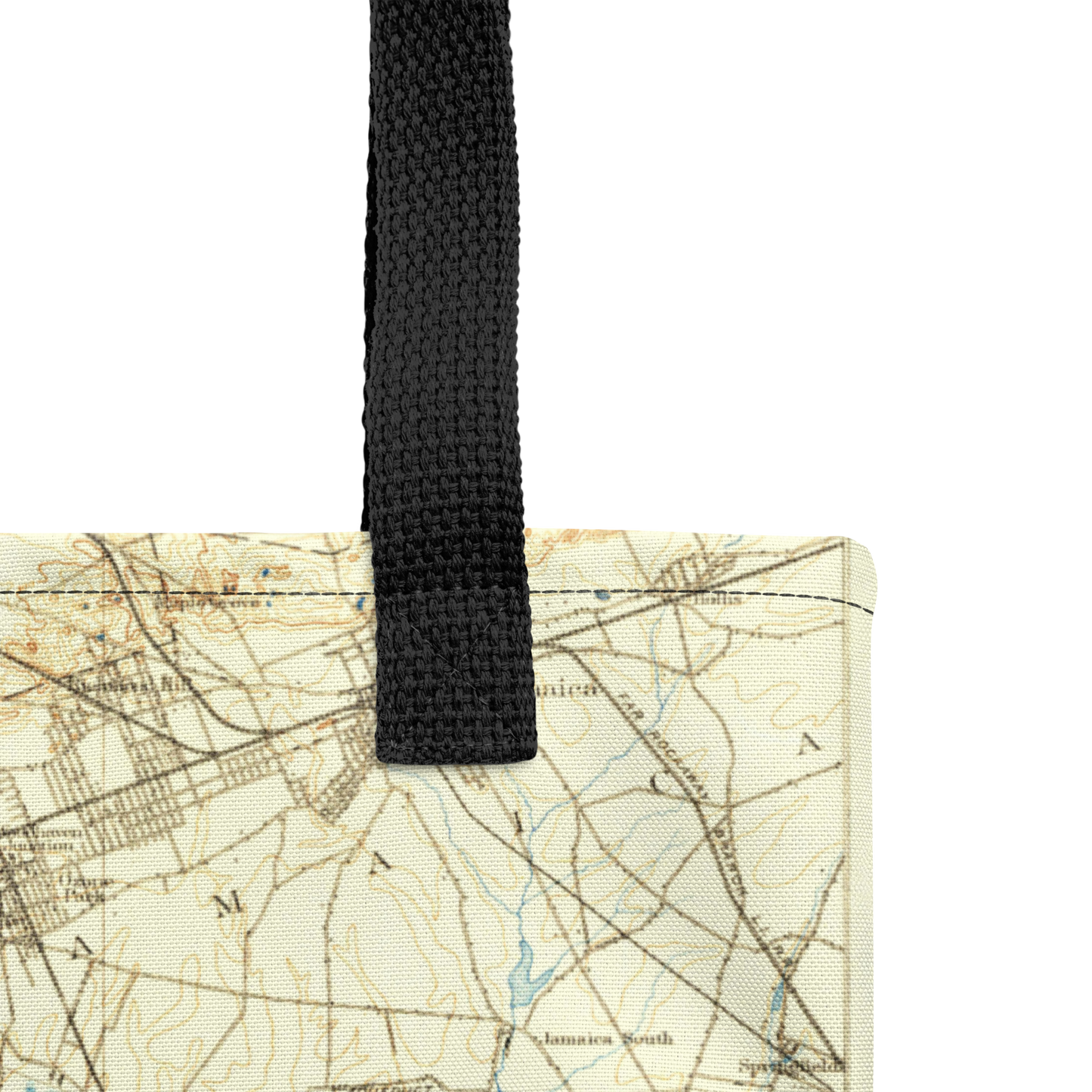 Tote Bag Brooklyn NY 1889 Historical Map