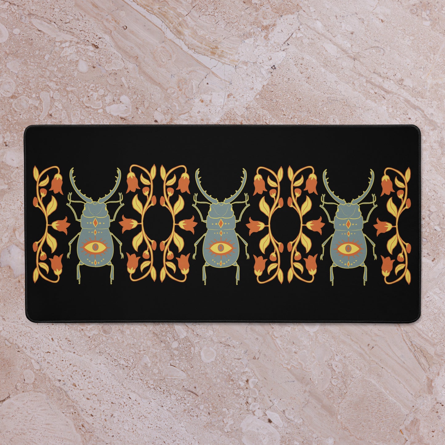 Retro Style Beetle Desk Mat 16″×32″