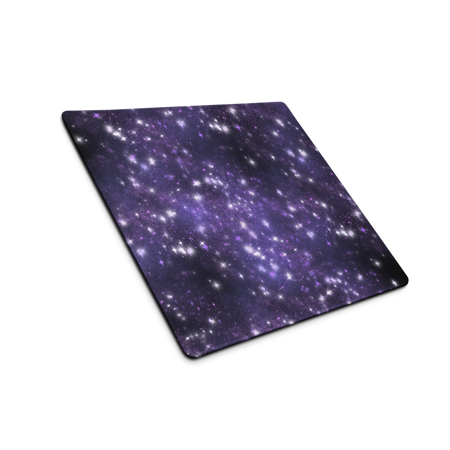 Quest Purple Galaxy Black Desk Mat Gaming Mouse Pad 18″ × 16″