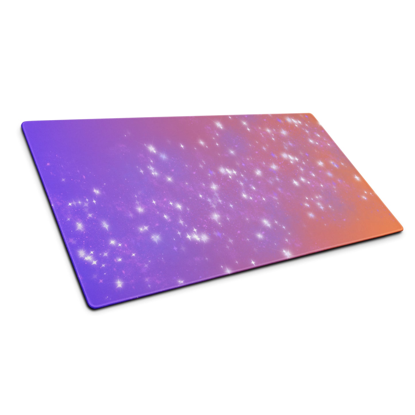 Quest Purple Galaxy Orange Desk Mat Large Laptop Gaming Mouse Pad 36″ × 18″