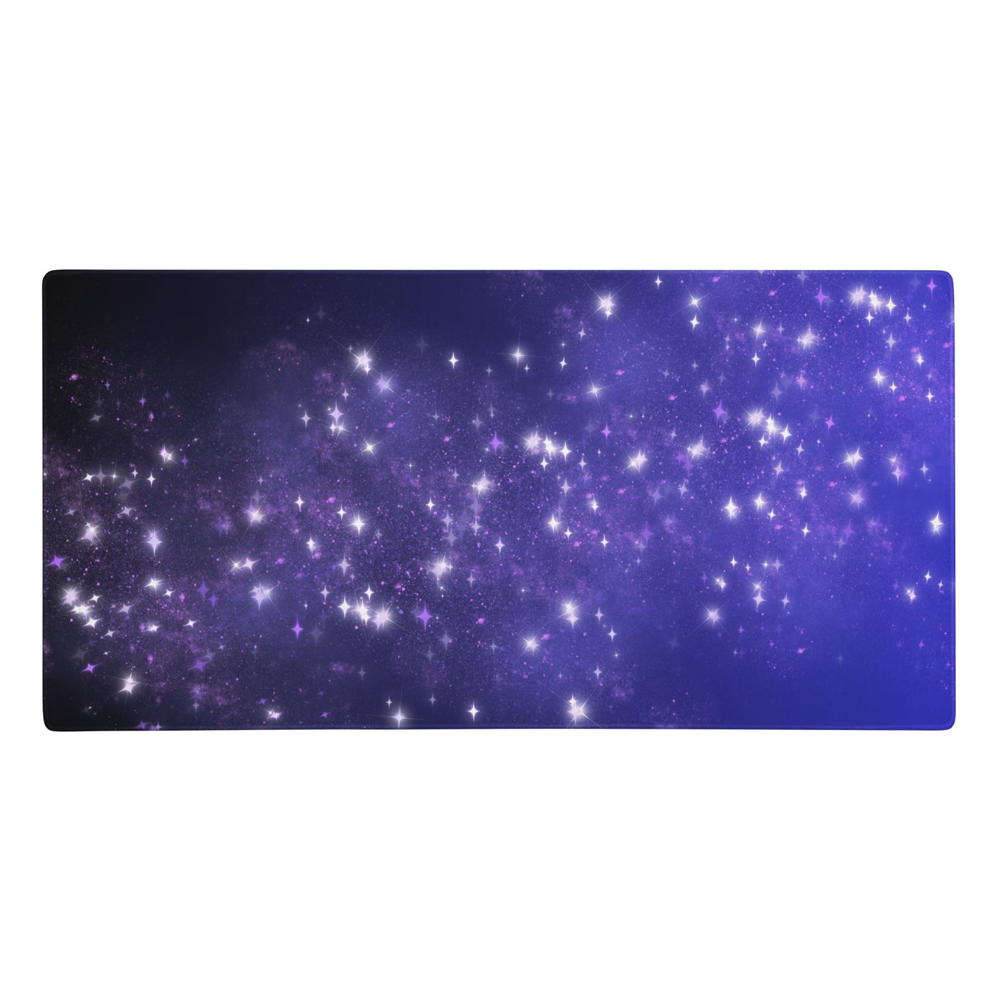 Quest Purple Galaxy Blue Black Desk Mat Large Laptop Gaming Mouse Pad 36″ × 18″