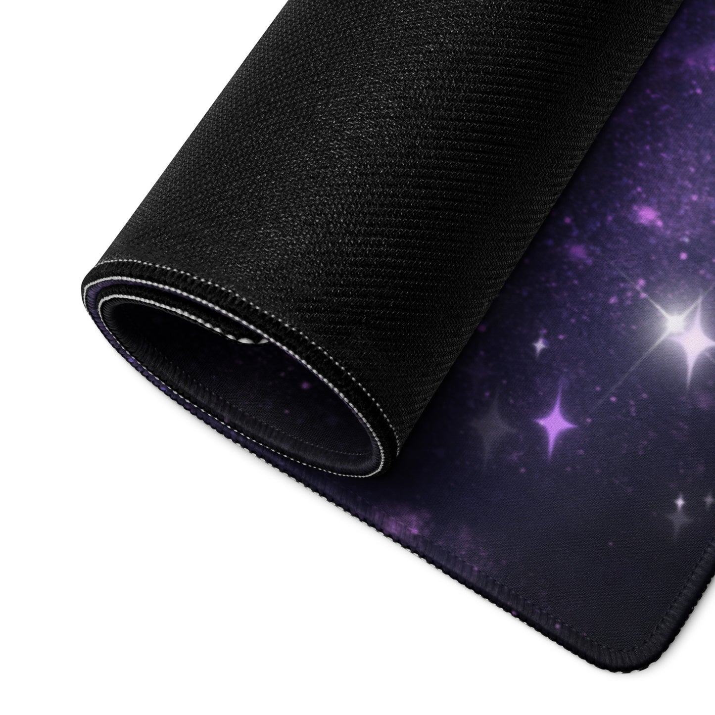 Quest Purple Galaxy Blue Black Desk Mat Large Laptop Gaming Mouse Pad 36″ × 18″