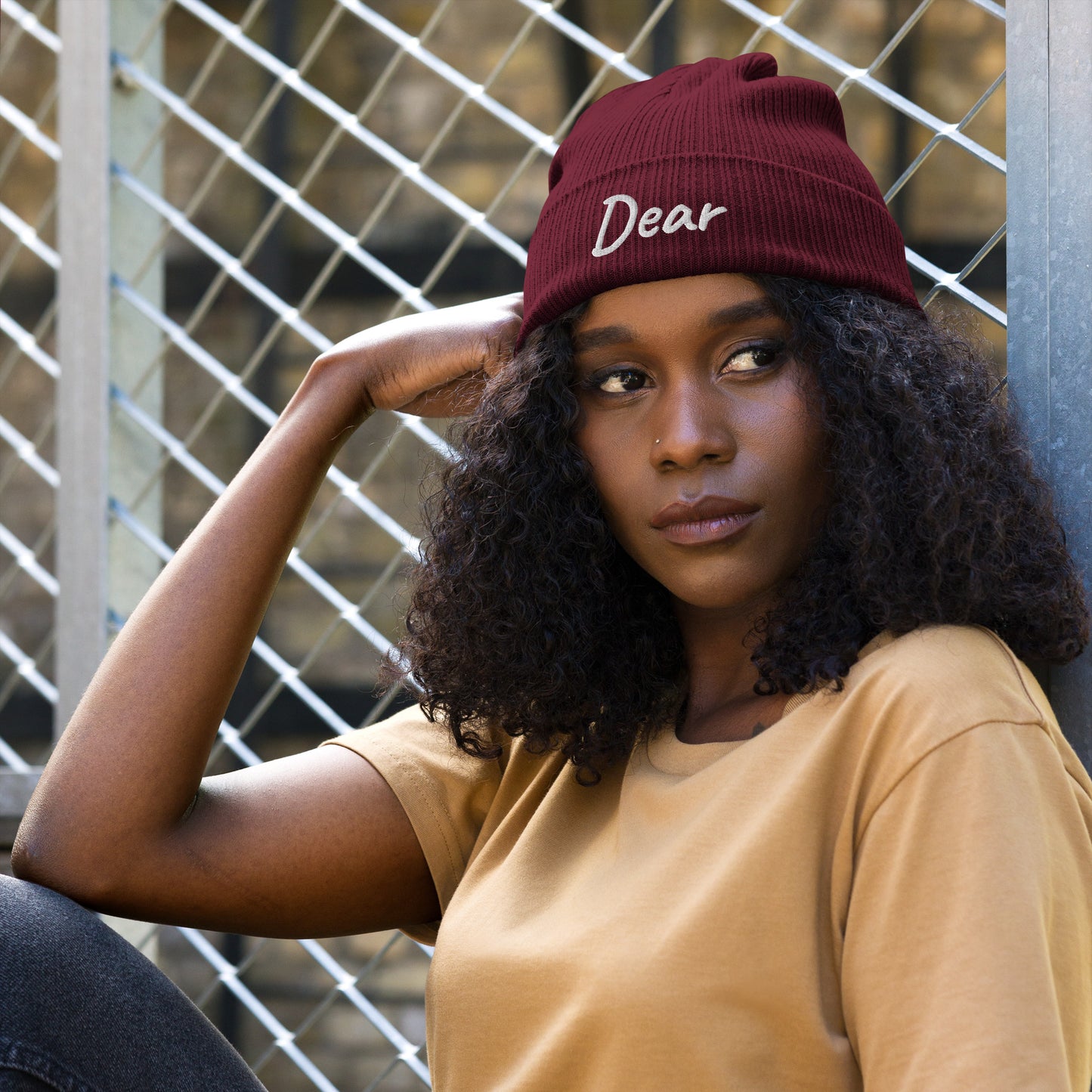 Dear Organic Ribbed Beanie 7 Colors Available