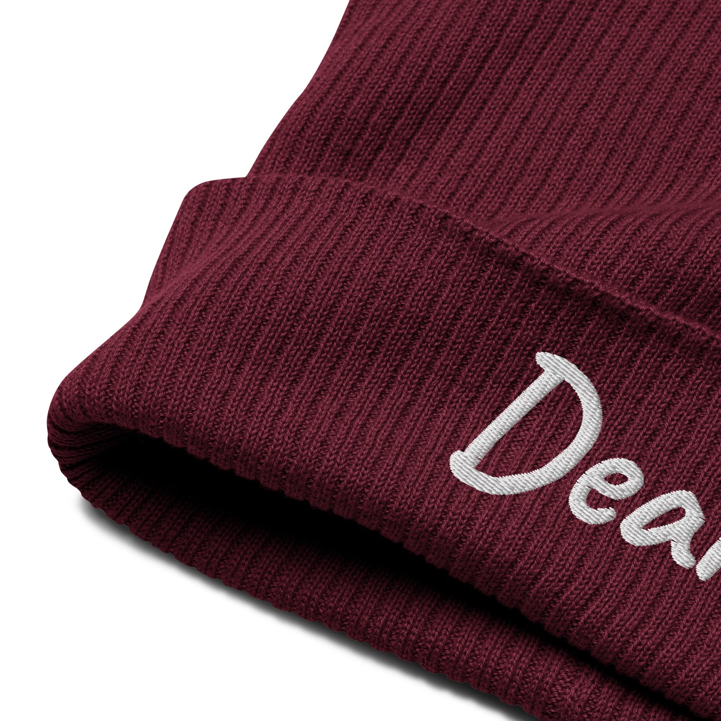 Dear Organic Ribbed Beanie 7 Colors Available