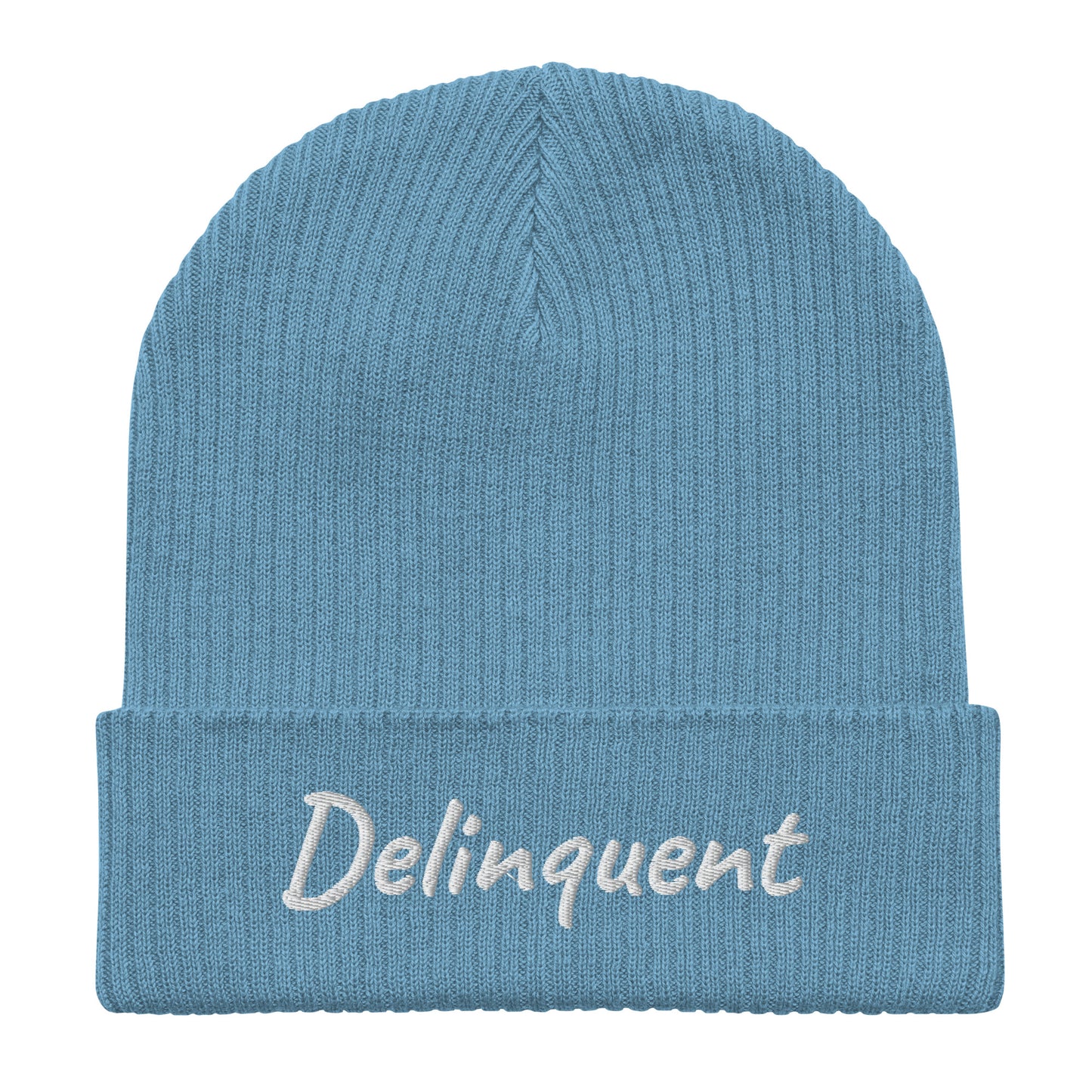 Delinquent Organic Ribbed Beanie 7 Colors Available