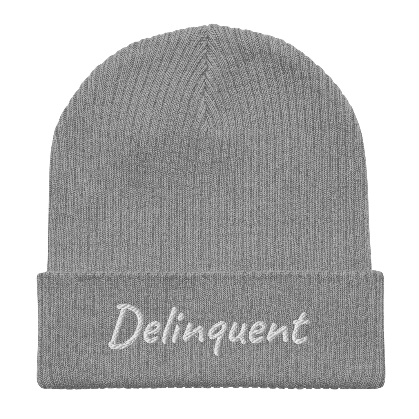 Delinquent Organic Ribbed Beanie 7 Colors Available