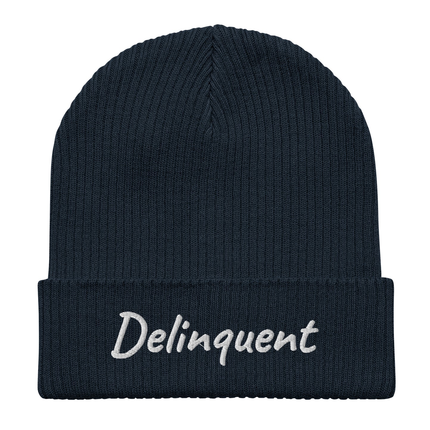 Delinquent Organic Ribbed Beanie 7 Colors Available