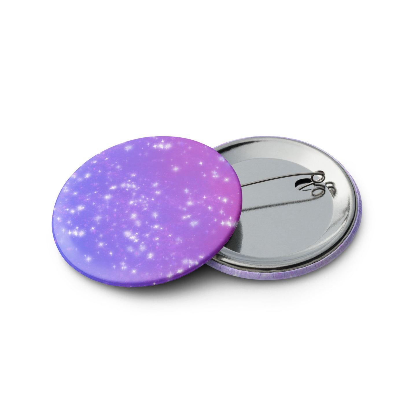 Quest Purple Galaxy Pin Button Set of 5