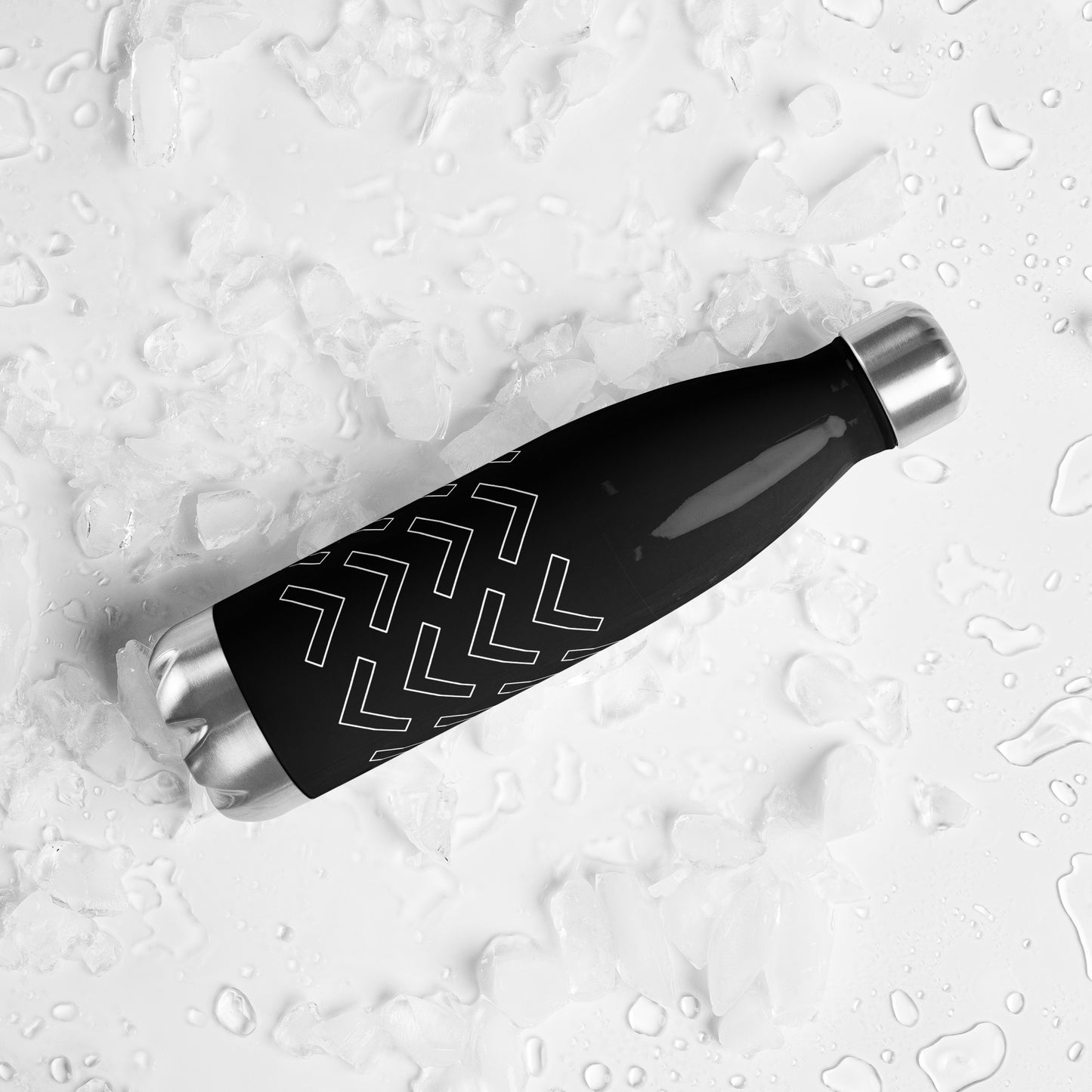 Arrow Black Stainless Steel Water Bottle