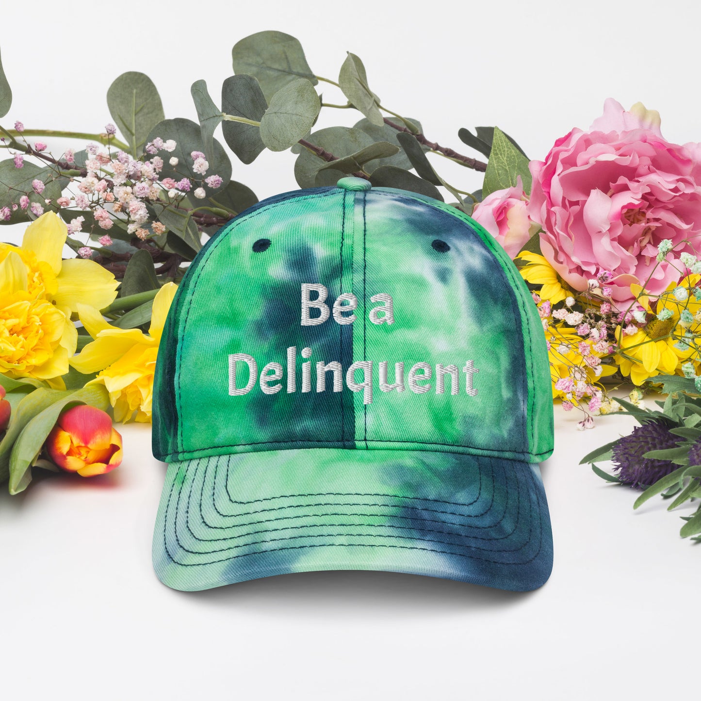 Be a Delinquent Tie Dye Hat 4 Styles Available