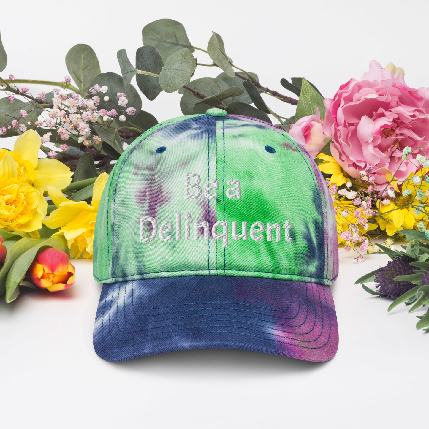 Be a Delinquent Tie Dye Hat 4 Styles Available